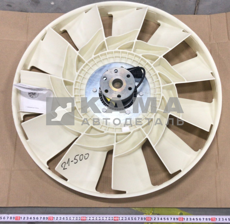 крыльчатка вентилятора Д650 "21-500сб" В СБОРЕ С МУФТОЙ С ПРОВОДОМ-"Технотрон" С обечайкой (6ISBе Е4) (045104-1308086-90