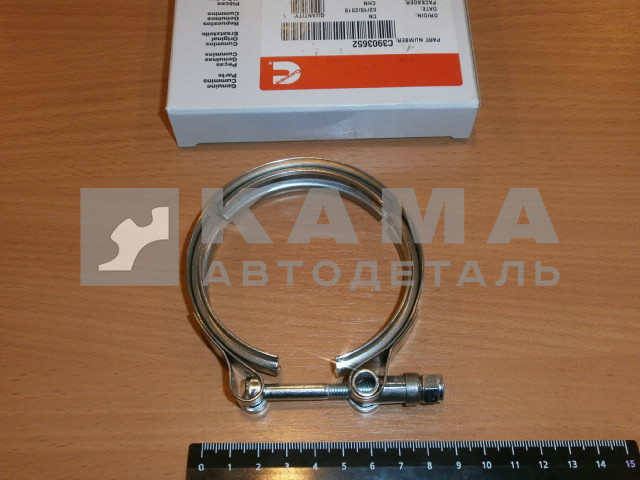 хомут глушителя КАММИНС (Д=87мм) 3903652 (6ISBe)