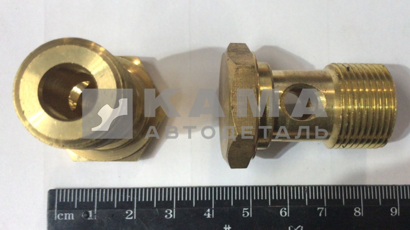 штуцер-болт М22х35 компрессора 1-ц (Бронза) 740.3509302