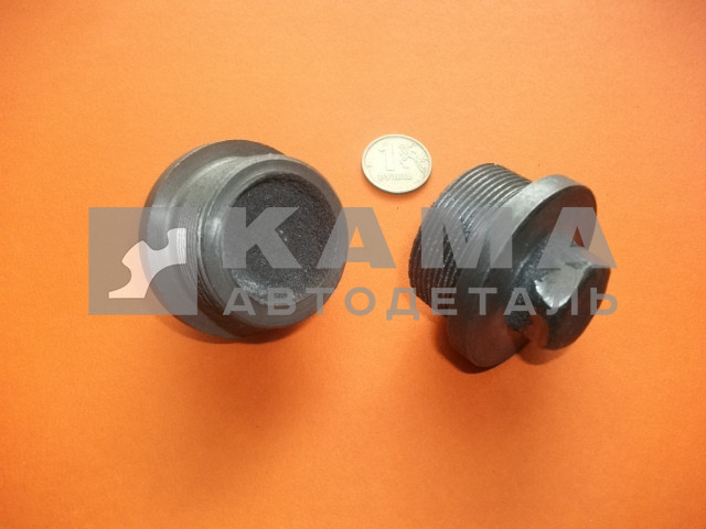 пробка М39х1,5 МОД ЕВРО, С выемкой ("эконом") 4-х гранник на 22