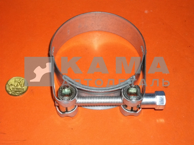 хомут ленточный Суперусиленный с болтом ГБС 71/25 (68-73)