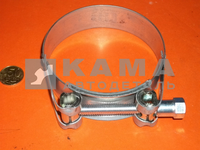 хомут ленточный Суперусиленный с Болтом ГБС 82/25 (79-85)