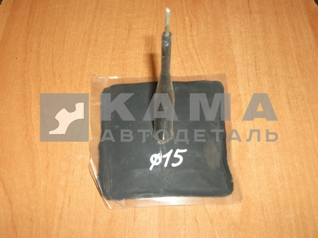 заплатка шины Д 15 самоклеющ. квадрат. (резиновый грибок) Г-15