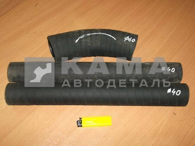 патрубки радиатора МАЗ к-т 3шт (2дл.1кривой) (Волжск) (РТИ)