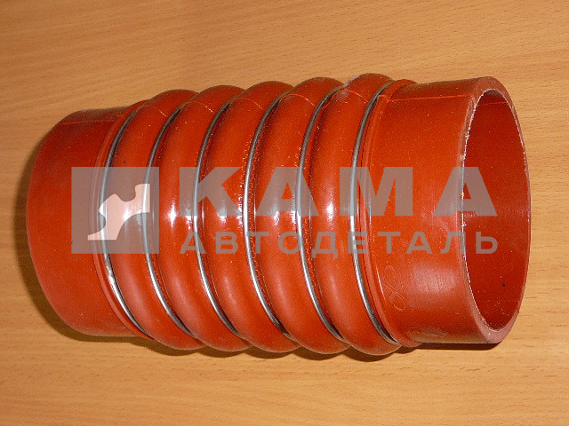 патрубок воздушный Куллера (СИЛИКОН крас/син с"пружиной") ЗАВОД "СИЛКО"/"ХОРС/ЕЕMI"(100х112) 53205-1170245(48)