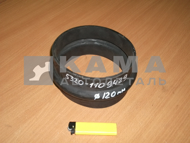 патрубок воздушный соединительный 5320-1109429 (D120мм, h75мм) (РТИ)