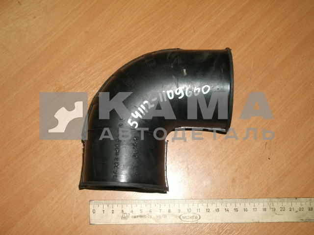 патрубок Турбокомпрессора ("ТКР") "угол" черный 54112-1109600 (РТИ)
