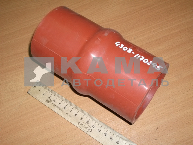 патрубок воздушный Куллера (СИЛИКОН красный/синий) 4308.1170245-01 (РТИ)