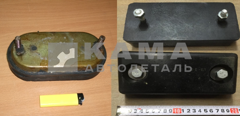 подушка кузова самосвала-"сельхозника" (2 шпильки) 55102.8501300