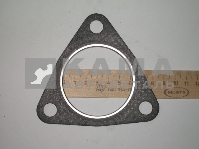 прокладка глушителя МАЗ (приемной трубы, Д60мм) 500-1203002 (металоазбест с кольцом, треугольная, малая)