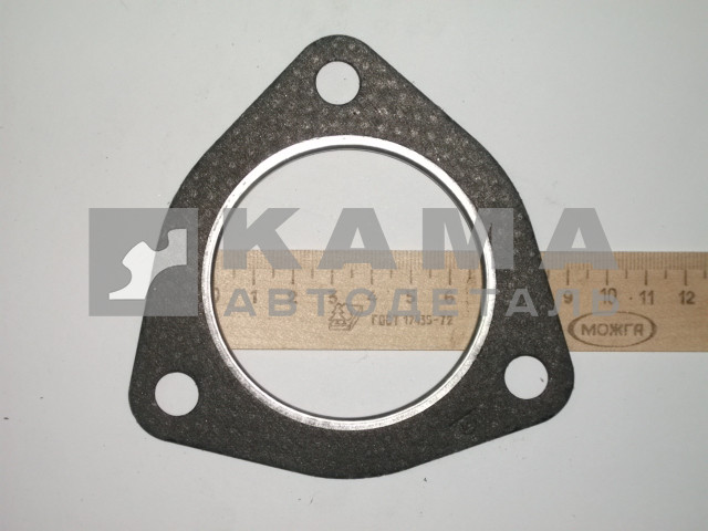 прокладка глушителя МАЗ (металлорукава, Д70мм) 238НБ-1008054 (металоазбест с кольцом,средняя)