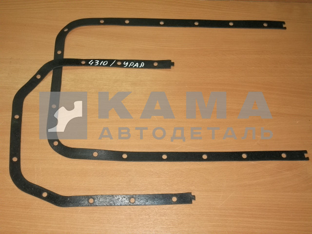 прокладка поддона 4310/УРАЛ (резина/пробка, укороченная)740.1009040-10