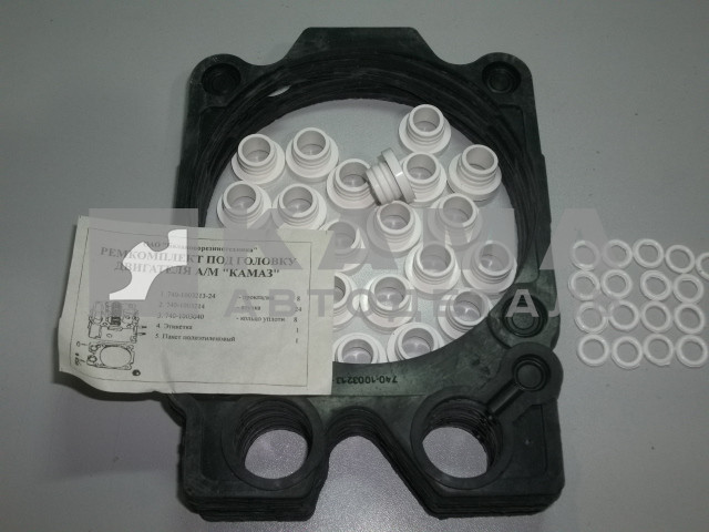 р/к двигателя из-3х черный (дешевый, с канавкой) (РТИ) (головки блока 740.1003010)