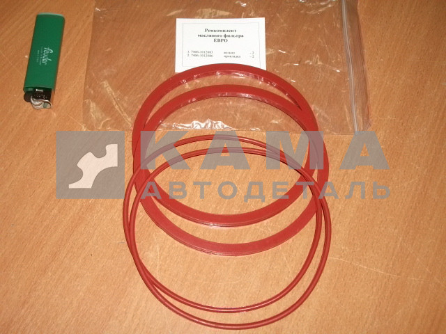 р/к масляного фильтра ЕВРО красный СИЛИКОН (РТИ) 7406.1012000