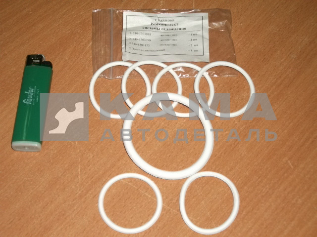 ремкомплект системы охлаждения Стар.Обр. (силикон/Белый) 3 наим. 7 дет. (740.1303018+099+172)