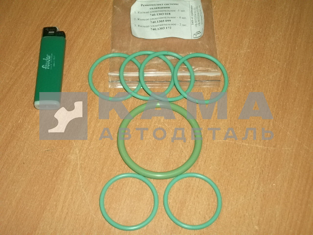 р/к системы охлаждения Стар.Обр. (силикон/ЗЕЛЕНЫЙ) 3 наим. 7 дет. (740.1303018+099+172)