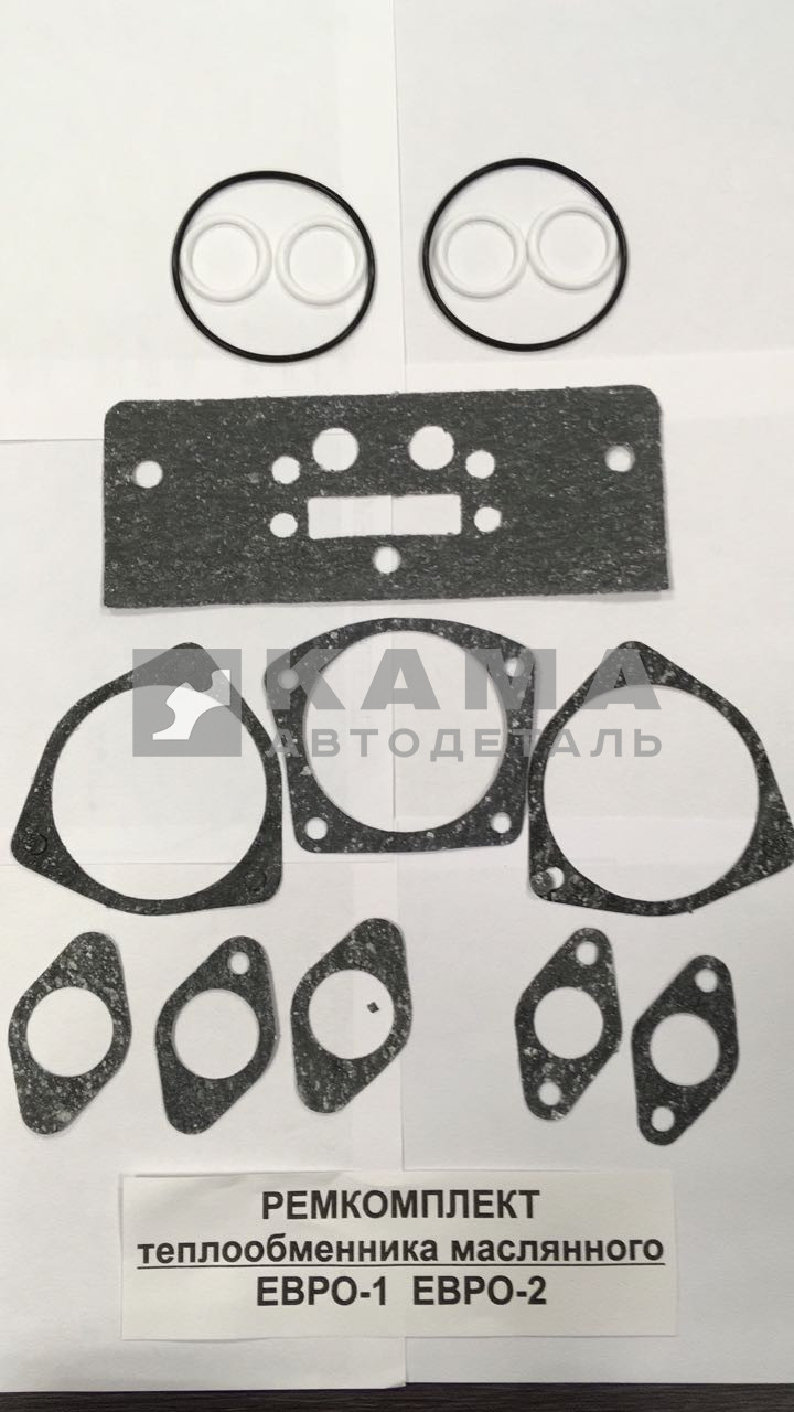 ремкомплект теплообменника масляного ЕВРО (кольца силикон, пр-ки, полный)740.20-1012000 (РТИ)