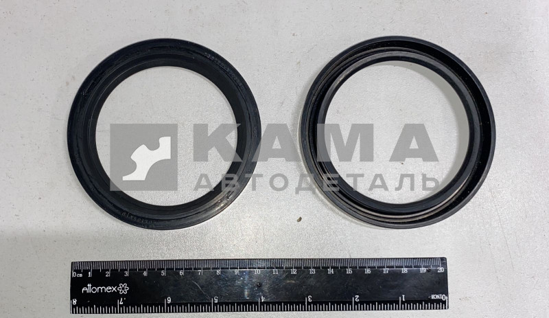 сальник 80х105х11 (фтор) 6520-2402280 хвостовика ЕВРО ("против часовой" 1-борт)