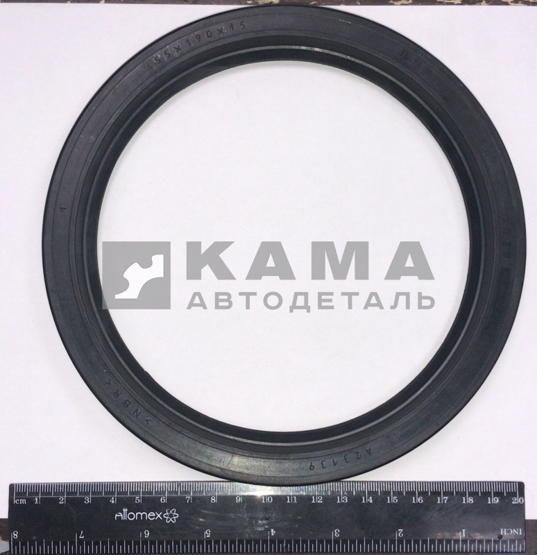 сальник 155х190 (черный-эконом) зад.ступицы 6520,нефаз