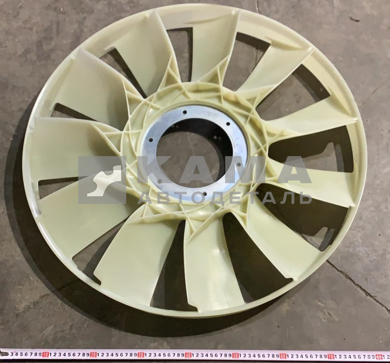 крыльчатка вентилятора Д750-768мм. 11 лоп. "020004660"- Импорт, загнут.лопасти, С обечайкой