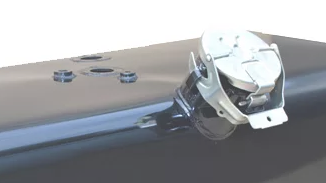 бак топливный 600л голый (топл-ник ст/обр, крышка откидная) 530х650х1920