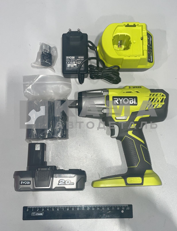 ключ гайковерт аккумуляторный Ryobi ONE+ R18IW3-120S (3 головки в к-т)