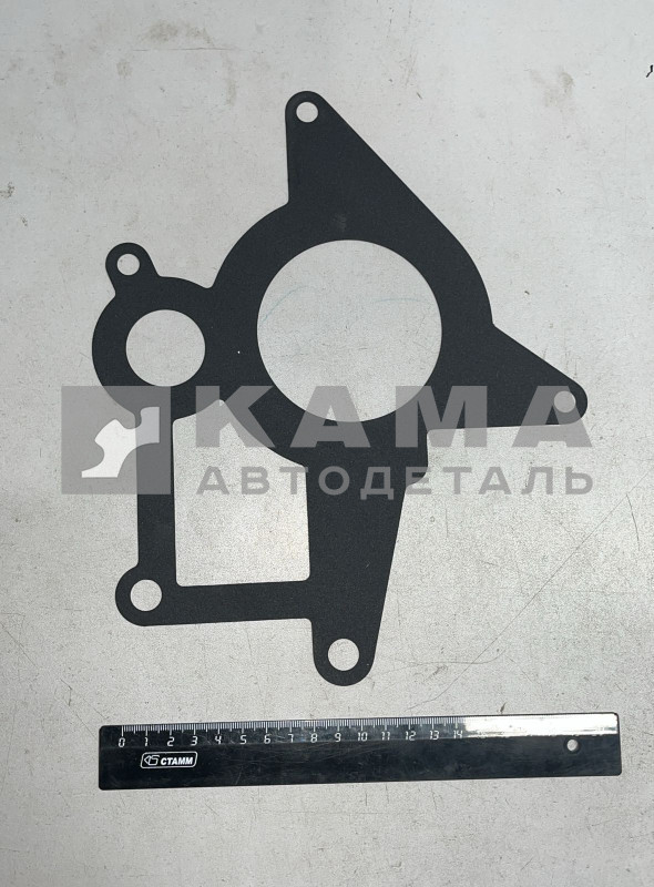 прокладка корпуса водяных каналов ЛЕВАЯ ЕВРО 7406.1303163-10 "МЕТАЛЛИЧЕСКАЯ"