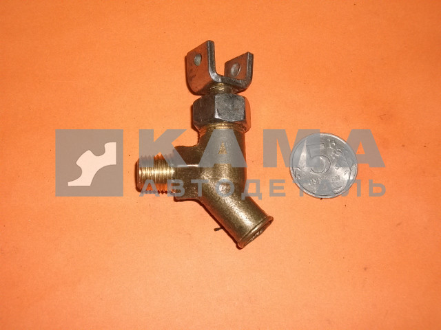 кран слива охл.жидк. с Блока двиг. (ЗАВОД) 5320-1305010 (резьба М14, ручка под спецкрючек)