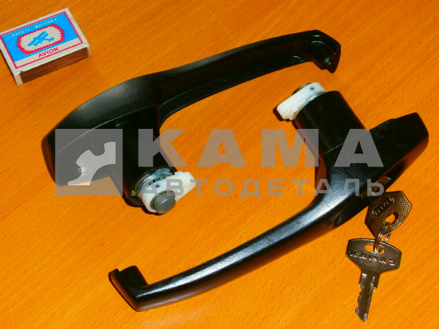 ручка открывания двери наружная (пара, с ключами) ЕВРО (ПТИМАШ) 5320-6105040-10