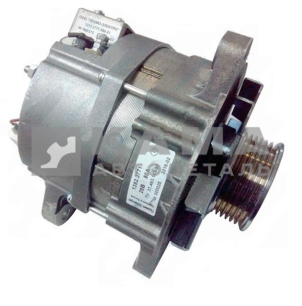 генератор 1352.3771 (6руч.шкив) 28V-50А "Прамо"