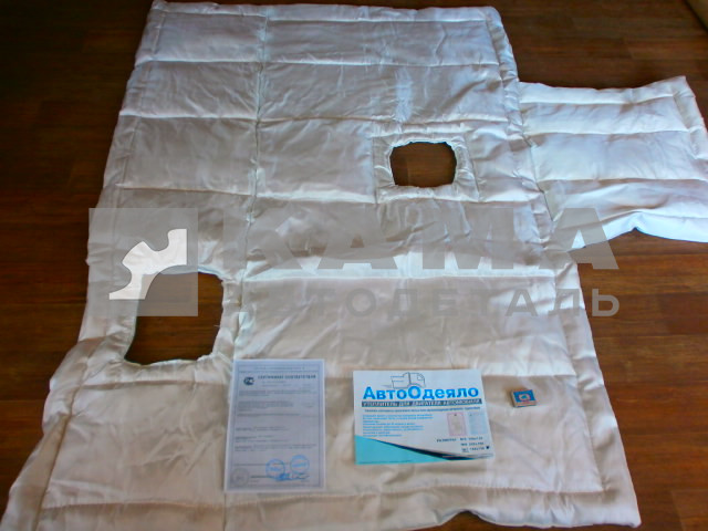 утеплитель двигателя "АвтоОдеяло" №7 (186х135см) для груз.авто КамАЗ/МАЗ и др.