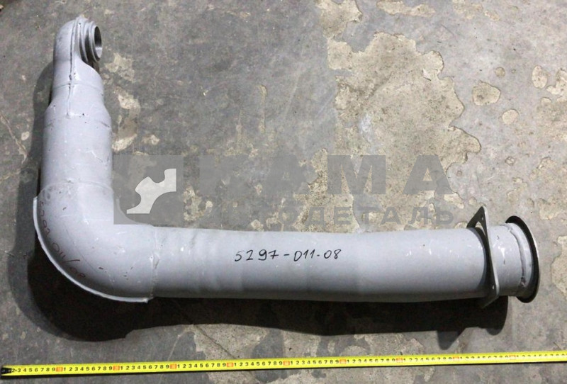 труба глушителя КАММИНС 5297-1203011-08 (от ТКР до металлорукава)