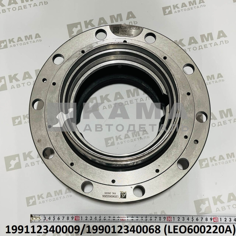 cтупица заднего колеса (с ABS, мост-STEYR, под подшипник 30222/32222) Shacman(Шакман)/Howo(Хово) LEO600220A (99112340009, 199112340009, 199012340068)