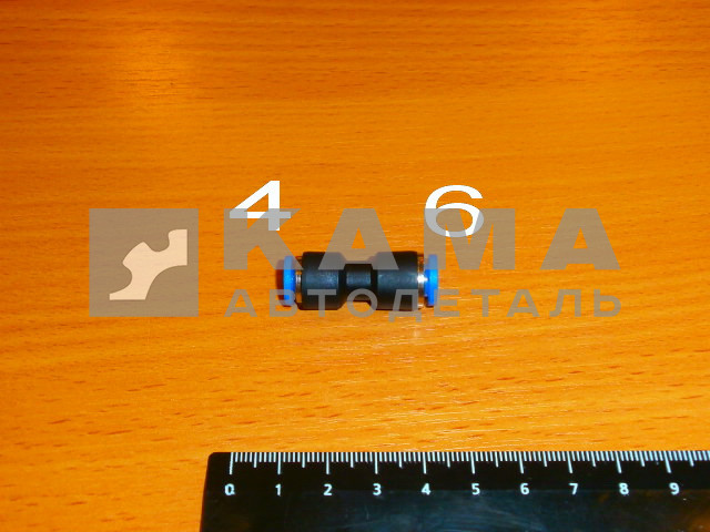 фитинг Пластмасс. Прямой ПЕРЕХОД. Д 4х6