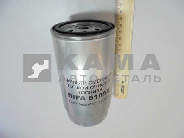 элемент Топл.Фильтра (ФТОТ) КАМАЗ Е-3 "DIFA"-6105 (фильтр-патрон)