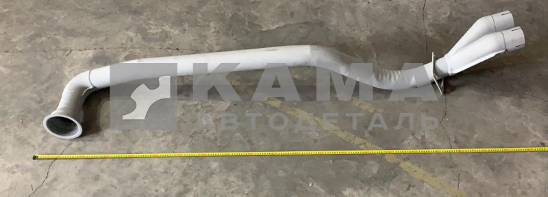 труба глушителя длинная с тройником 65115-1203015-90