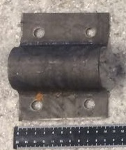 кронштейн крыла приварной (крепление к раме)