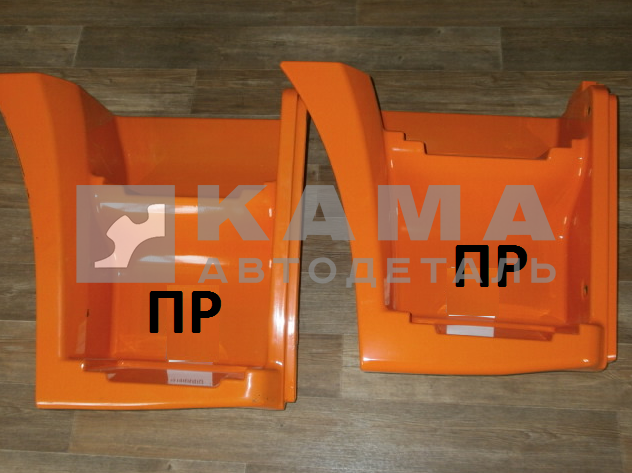 Щиток подножки ЕВРО-РЕСТАЙЛИНГ "длинный" Правый 63501-8405110-50 (шоссейник/6522) РЫЖИЙ