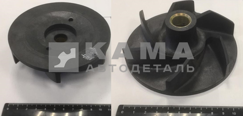 крыльчатка водяного насоса ЕВРО-2 КОМПОЗИТ 740.50-1307032 (с резьбой)