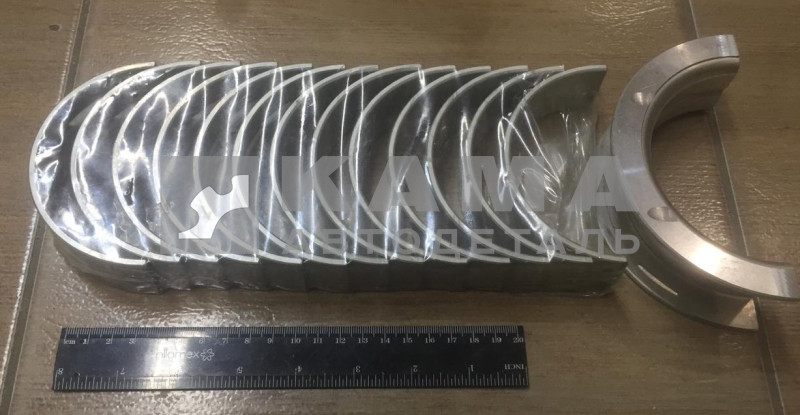 вкладыши КАММИНС коренные ISle, L, 6СТ, ISC Р1-0,25 (полный к-т:) 3945918 (3802211) эконом 104.119