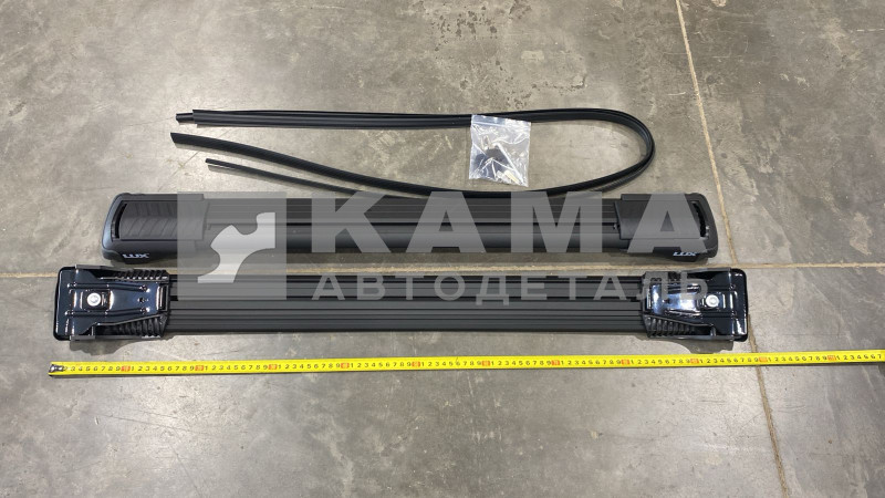 багажная система LUX ХАНТЕР L53-B черная (для автомобилей с рейлингами) 791910