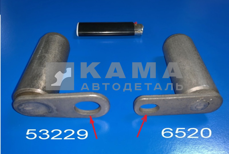 ось колодки с фиксатором 53229-3501153 ЗАВОД