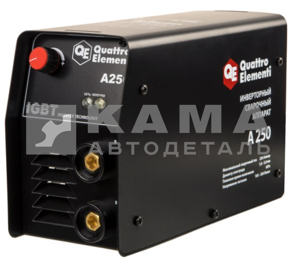 сварочный инвертор (электродной сварки) QUATTRO ELEMENTI A 250 248-542