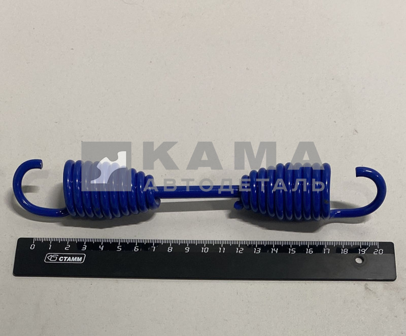 пружина тормозных колодок возвратная (оттяжная) прицепа СЗАП (ось L1-8т. и DM-12т.) А3833