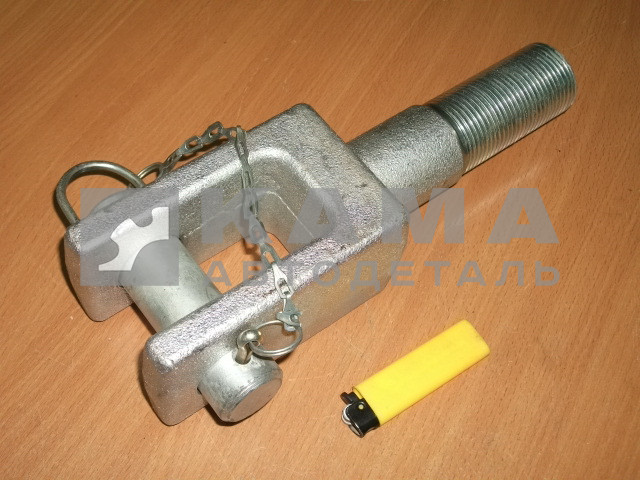 крюк буксировочный передний ЕВРО-3,4 резьбовой ("Меньший" в сб. С пальцем) 5490-2806077