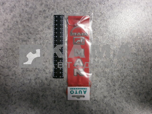 вымпел "MAN" (5,5х20 см) красный, бахрома