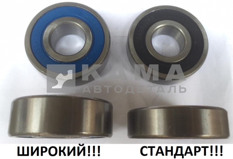 подшипник 305 (1180305 широкий!-Закрытый, к/вала ЕВРО) (7-10) (в маховик 1диск.сцепл.)