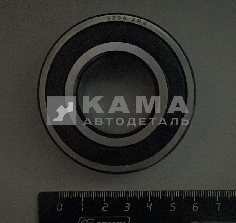 подшипник 3206 (3056206 2RS элмуфты ЕВРО УЗКИЙ (6-8) 30х62х23,5