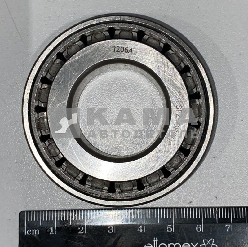 подшипник 7206 (ролик.конус шестерня КОМ) (У6-8) Россия