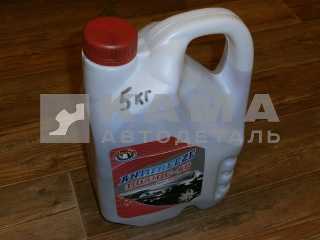 Антифриз (-40) КРАСНЫЙ (G12 -40) 4,25кг ("Полюс"-Наб Челны 61077)